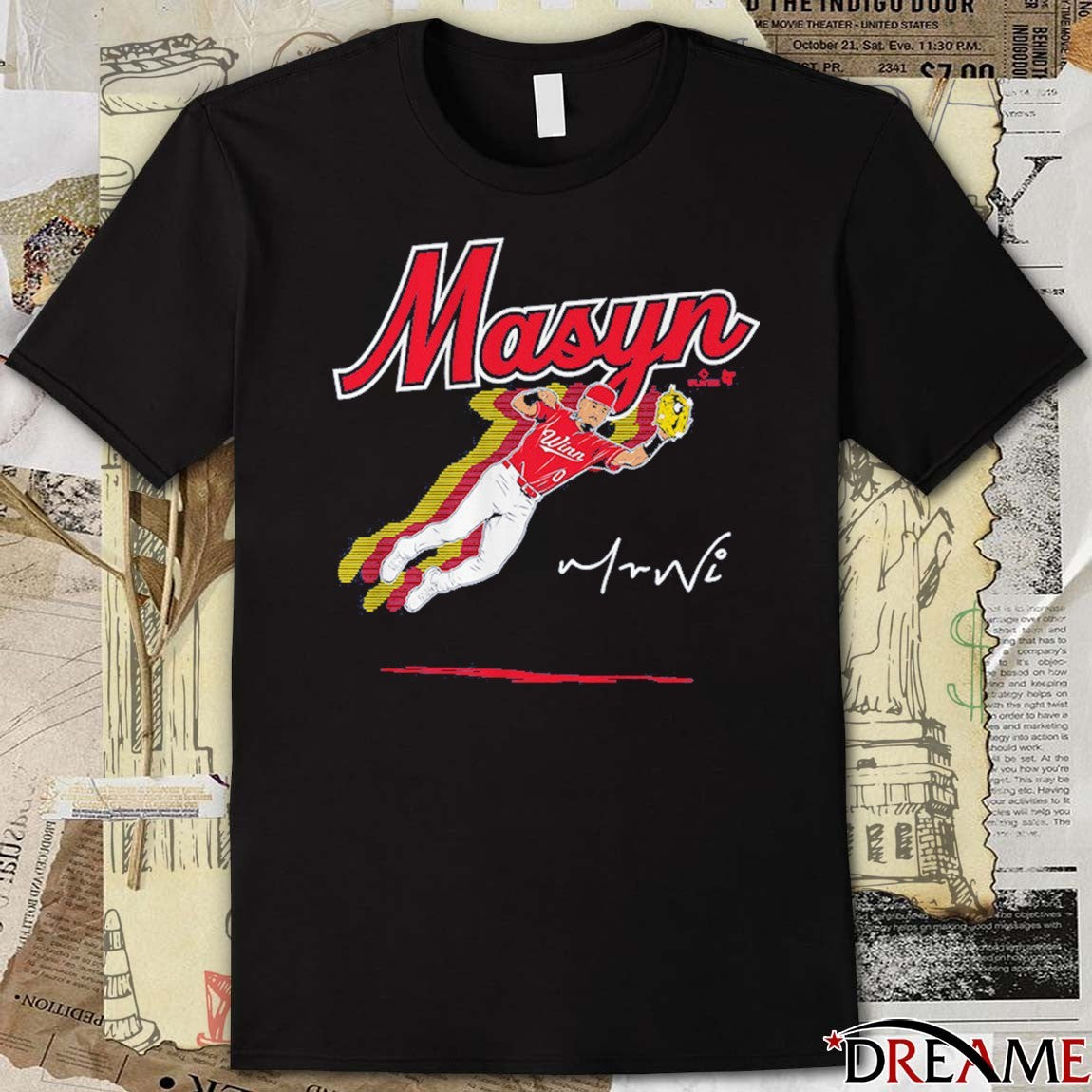 Masyn Winn Superstar Pose St. Louis Cardinals Baseball Signature t-shirt
