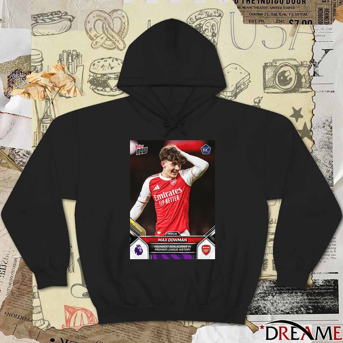 Max Dowman – Youngest Goalscorer In Premier League History 2025-26 Premier League Topps NOW Card t-shirt
