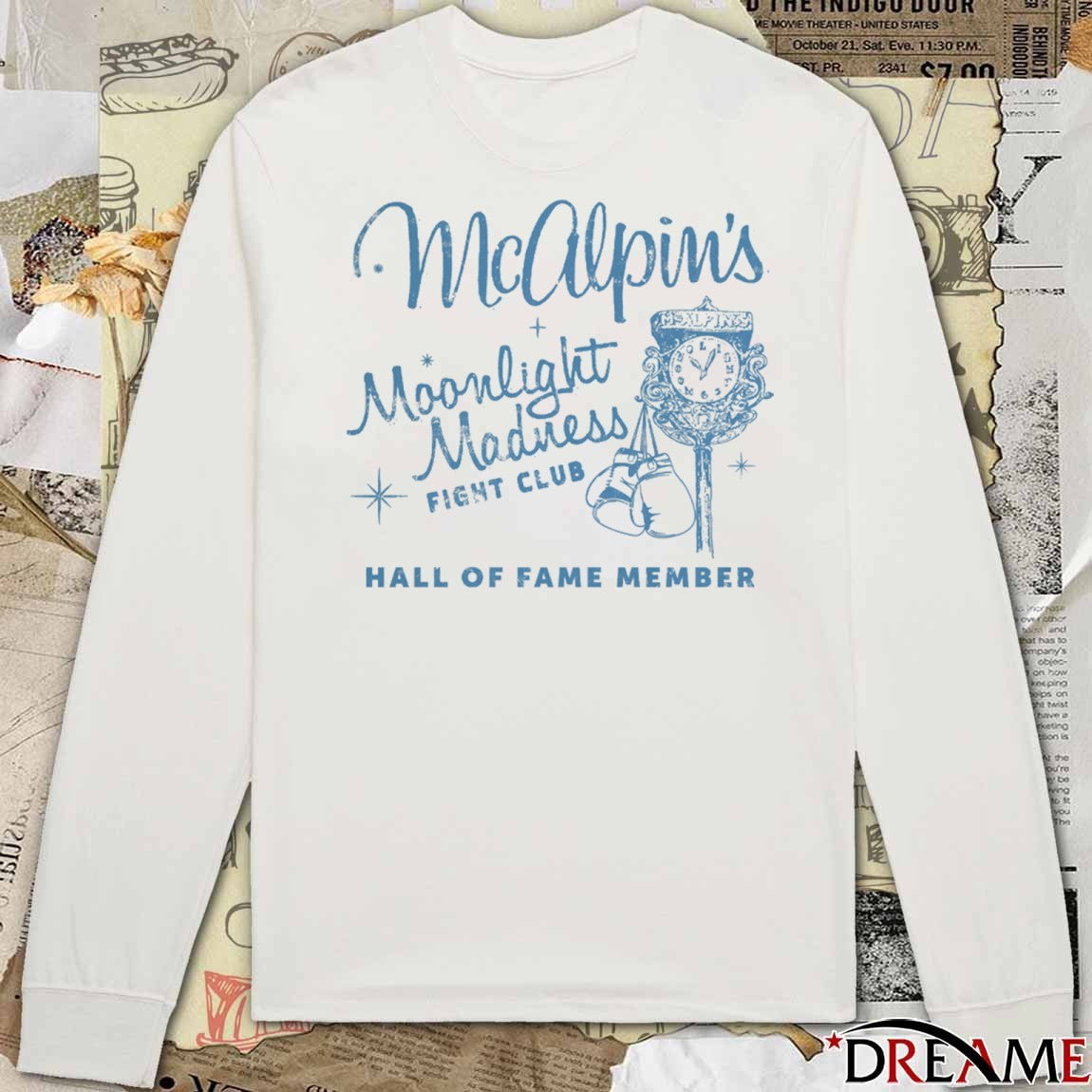 McAlpin’s Moonlight Madness Fight Club Hall Of Fame Member 2025 t-shirt