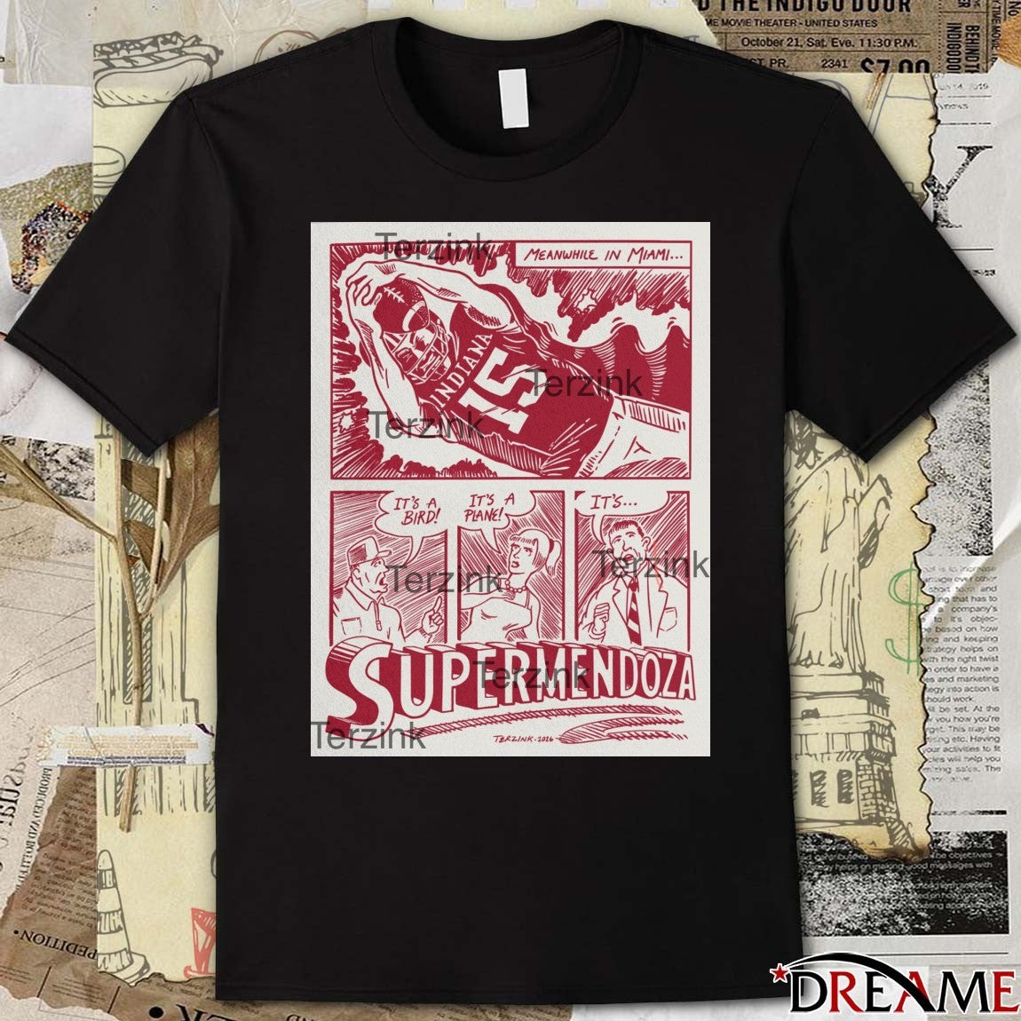 Meanwhile In Miami It’s A Bird It’s A Plane It Supermendoza 2026 Poster t-shirt