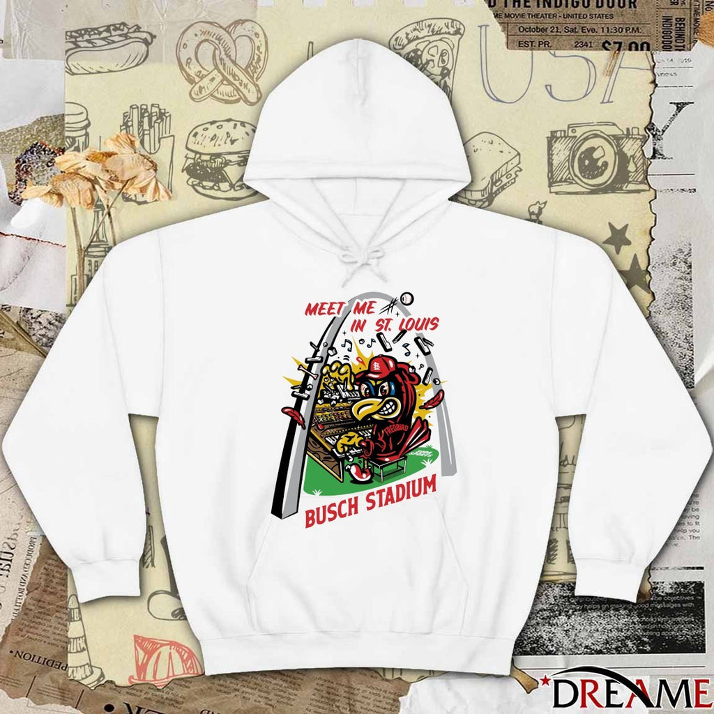 Meet Me In St. Louis at Busch Stadium St. Louis Cardinals Mascot t-shirt