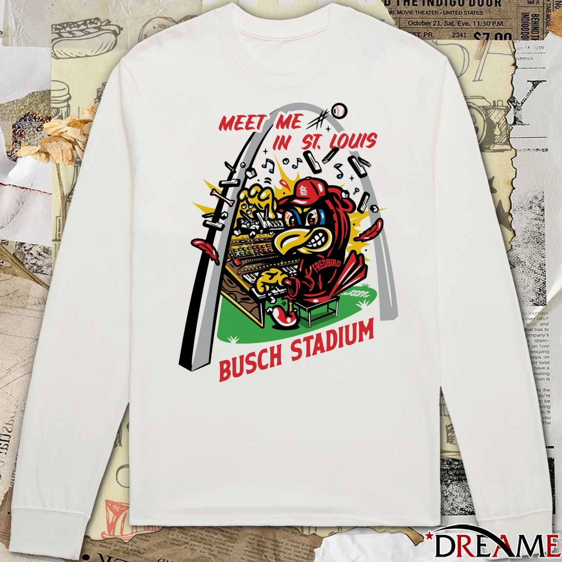 Meet Me In St. Louis at Busch Stadium St. Louis Cardinals Mascot t-shirt