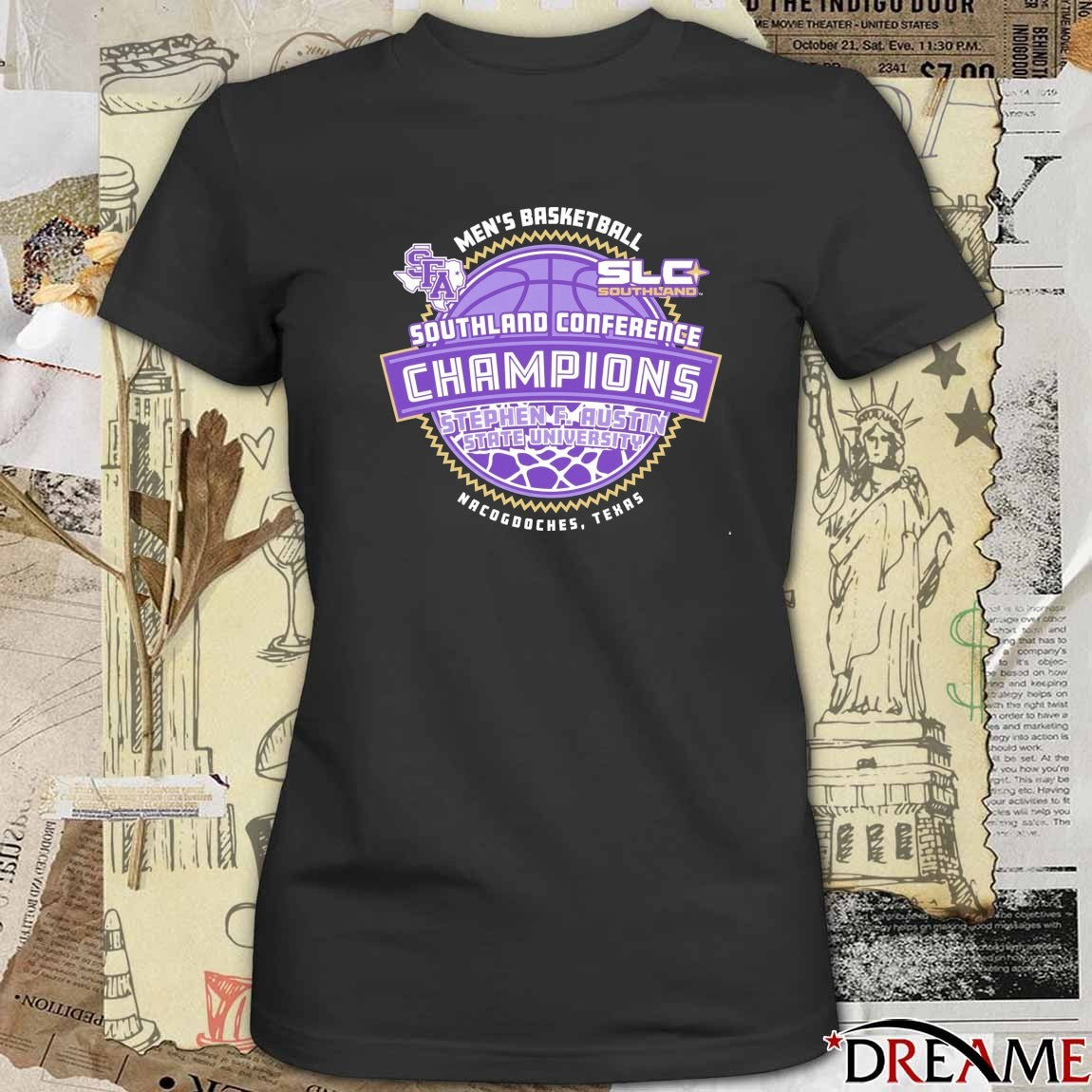 Men’s Basketball SLC Southland Conference Champs Nacogdoches Texas t-shirt
