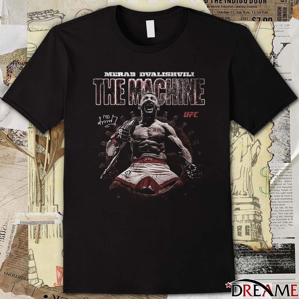 Merab Dvalishvili The Machine UFC Bantamweight Champion Signature t-shirt