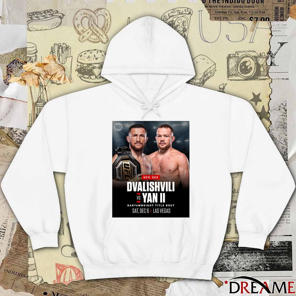 Merab Dvalishvili Vs Petr Yan II UFC bantamweight Title Bout December 6 2025 Las Vegas Poster t-shirt