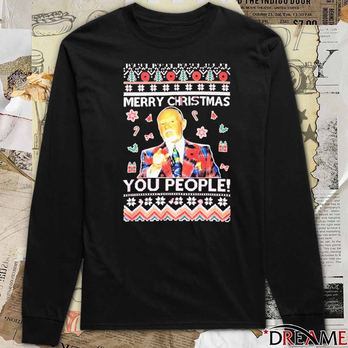 Merry Christmas 2025 You People Don Cherry Ice Hockey Player Ugly Sweater t-shirt