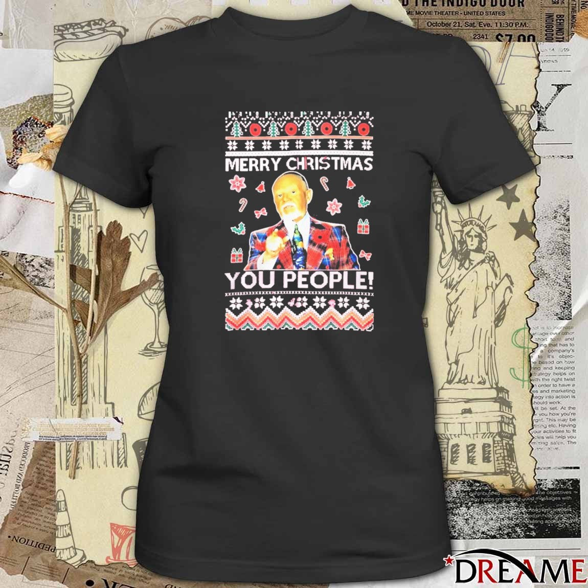 Merry Christmas 2025 You People Don Cherry Ice Hockey Player Ugly Sweater t-shirt