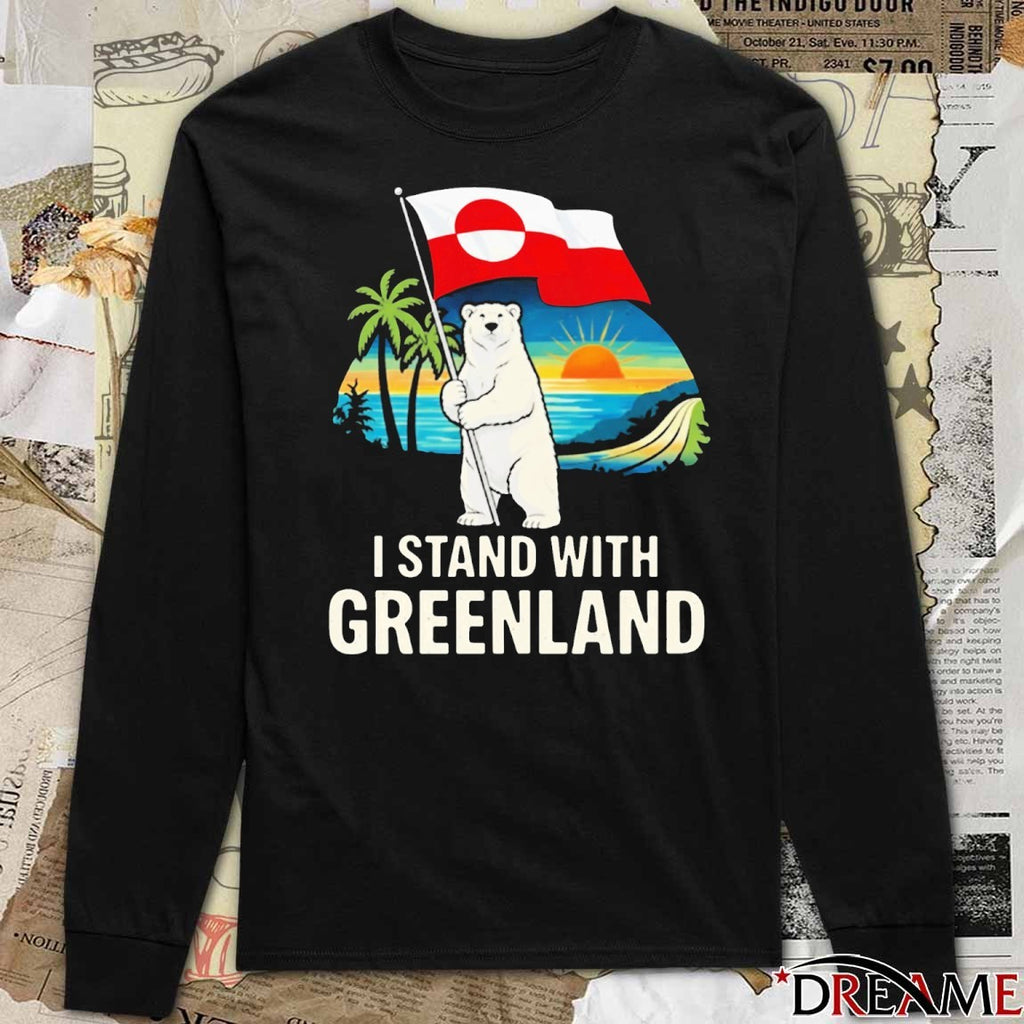 Meryl Streep I Standing with Greenland Bear t-shirt