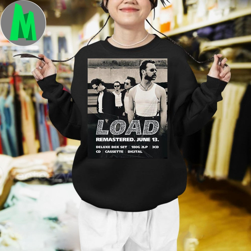 Metallica Album Load Over 1800 Minutes Of Load Has Remastered And Reissued Is Coming On June 13 Shirt