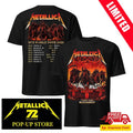 Metallica Bucharest 2026 Two Sided Venue Merch Tee – Arena Nationala May 13 – Maxx242 Official