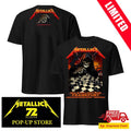 Metallica Frankfurt Germany May 22 24 2026 Official Two-Sided Tee – Venue Poster Pop-Up Shop