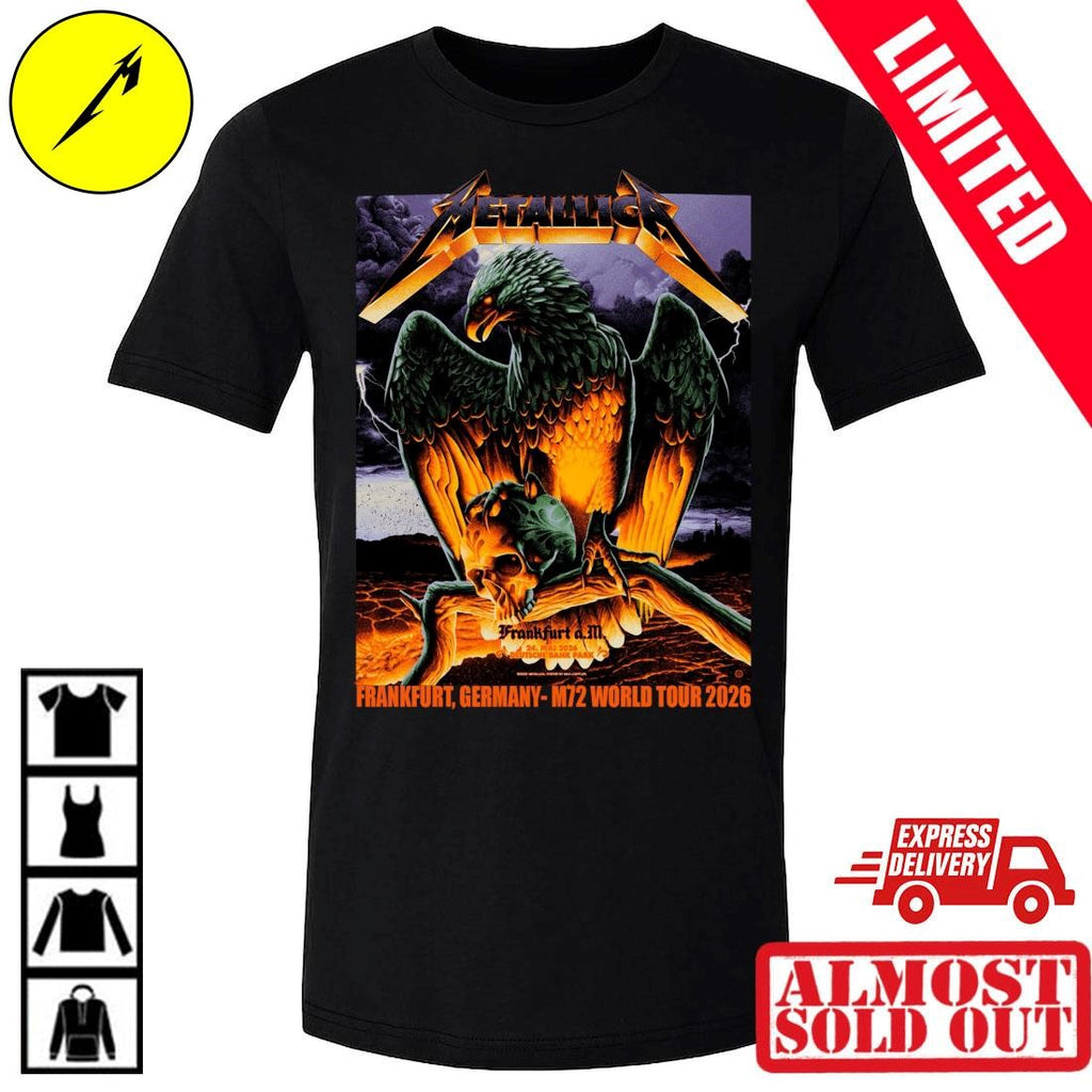 Metallica Frankfurt a.M. 24 Mai 2026 Night 2 Gig Poster Eagle Shirt Max Loeffler