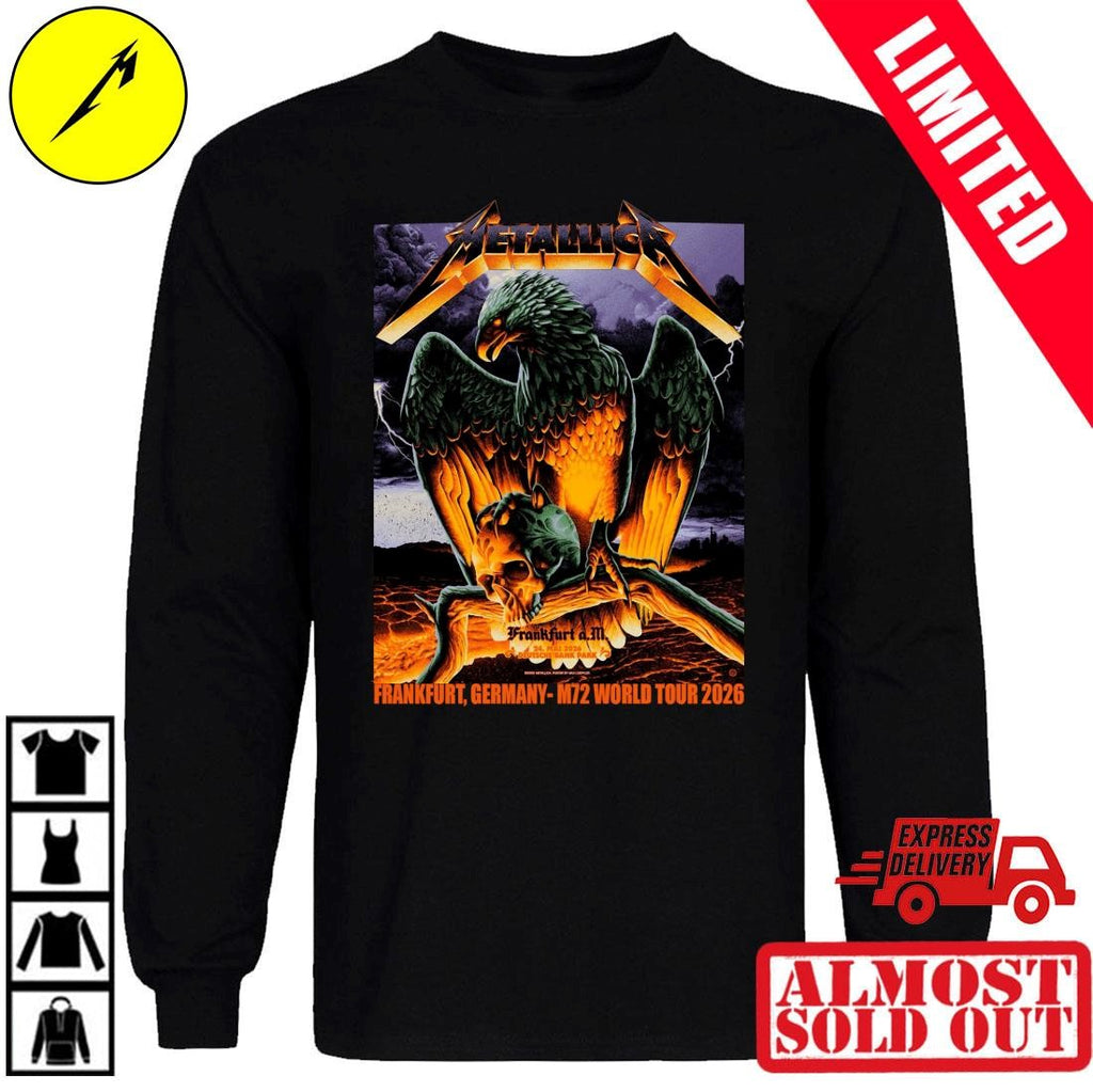 Metallica Frankfurt a.M. 24 Mai 2026 Night 2 Gig Poster Eagle Shirt Max Loeffler