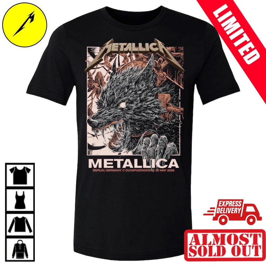 Metallica Germany Tour May 30 2026 Official Pop-Up Shop Collin Estrada Shirt