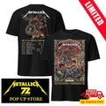 Metallica Greece Olympic Stadium 09052026 Official Two Sided Tee – Warrior Medusa by Juan Ma Orozco