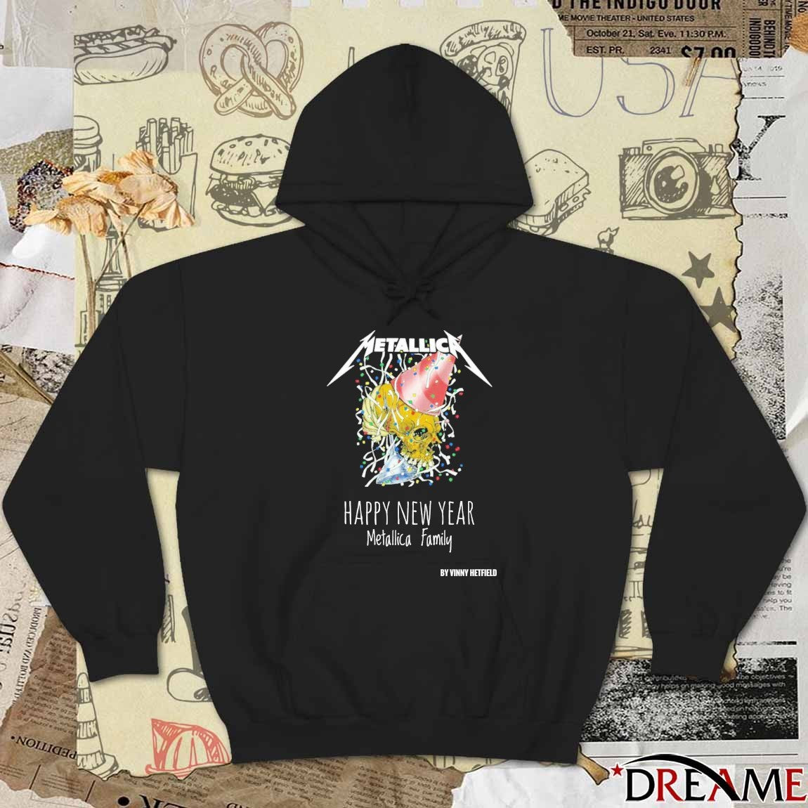 Metallica Happy New Year Metallica Family By Vinny Hetfield 2025 t-shirt