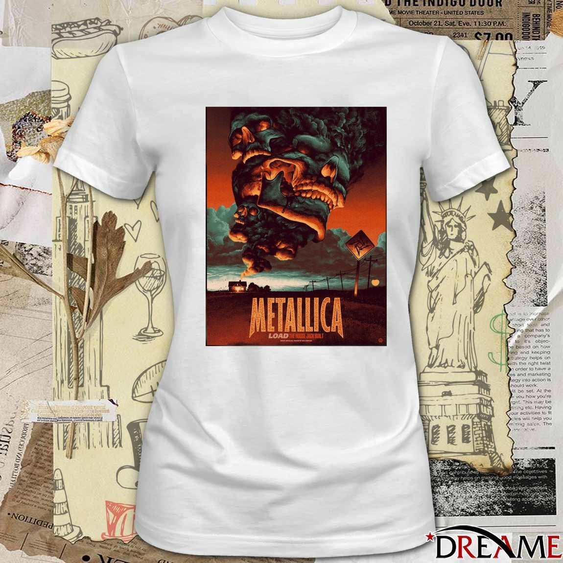 Metallica Load The House Jack Built 2025 by Max Loeffler Poster t-shirt