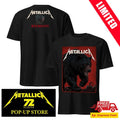 Metallica M72 Berlin Olympiastadion 2026 Pop-Up Shop Two Sided Shirt Janta Island Art