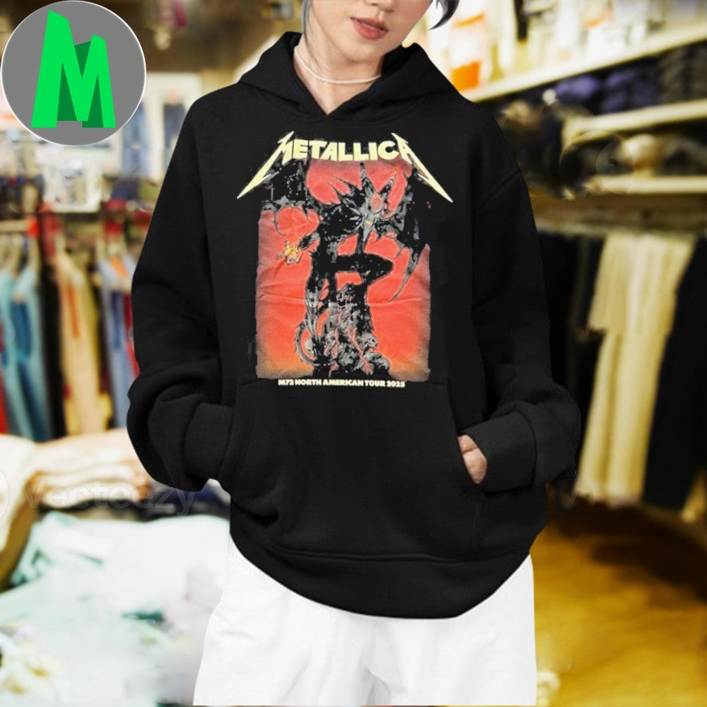Metallica M72 North American Tour 2025 Santa Clara Levi’s Stadium Concert T-Shirt