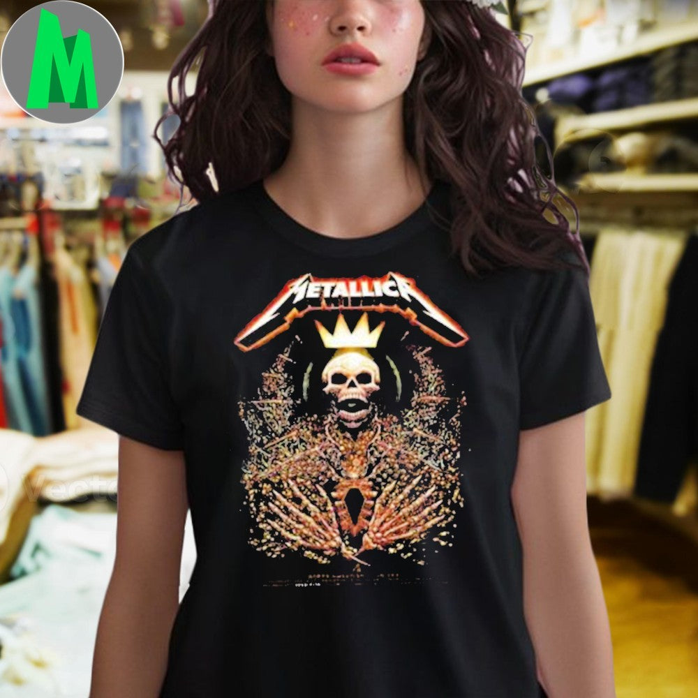 Metallica M72 World Tour May 31 2025 Charlotte Concert T-Shirt Heavy Metal Band Graphic Tee Tour Merch