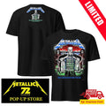 Metallica M72 Zurich Switzerland Pop-Up Shop Official Two-Sided Merch Tee Luca Schenardi