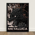 Metallica Pop-Up Shop Berlin 2026 Poster Janta Island Wolf Art