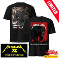 Metallica Pop-Up Shop Germany 2026 M72 Tour Berlin Two Sides Shirt Olympiastadion Bear Art