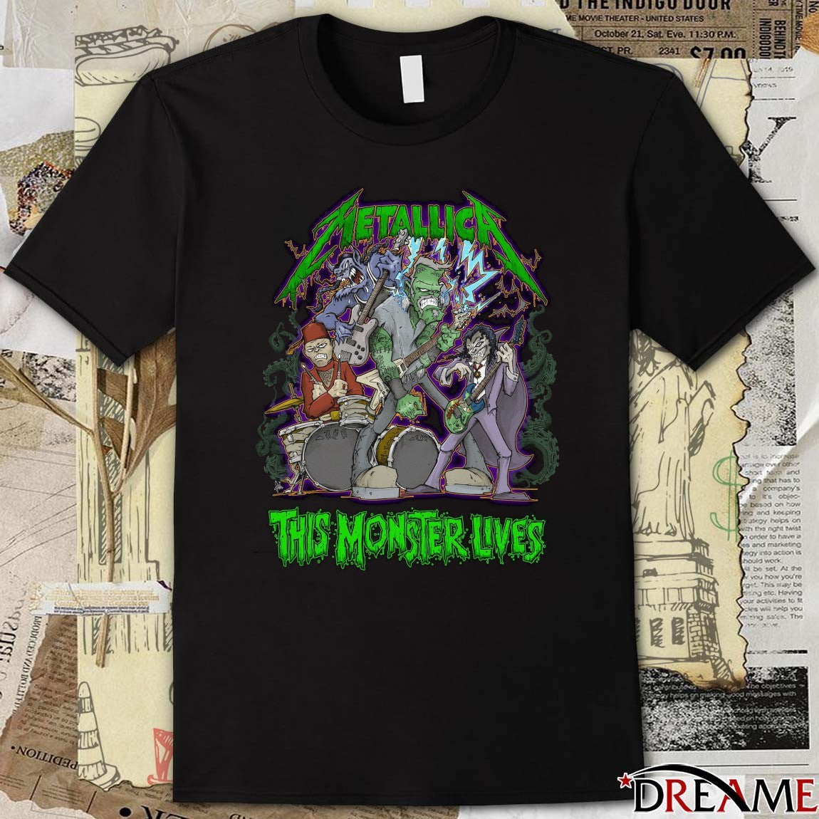 Metallica This Monster Lives 2025 Halloween Band t-shirt