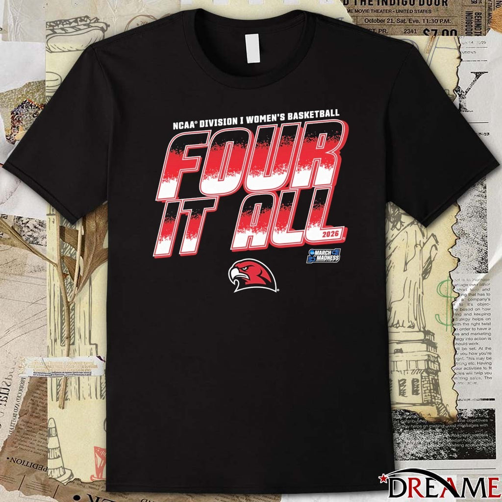 Miami RedHawks 2026 NCAA Division I Women’s Basketball Four It All March Madness t-shirt