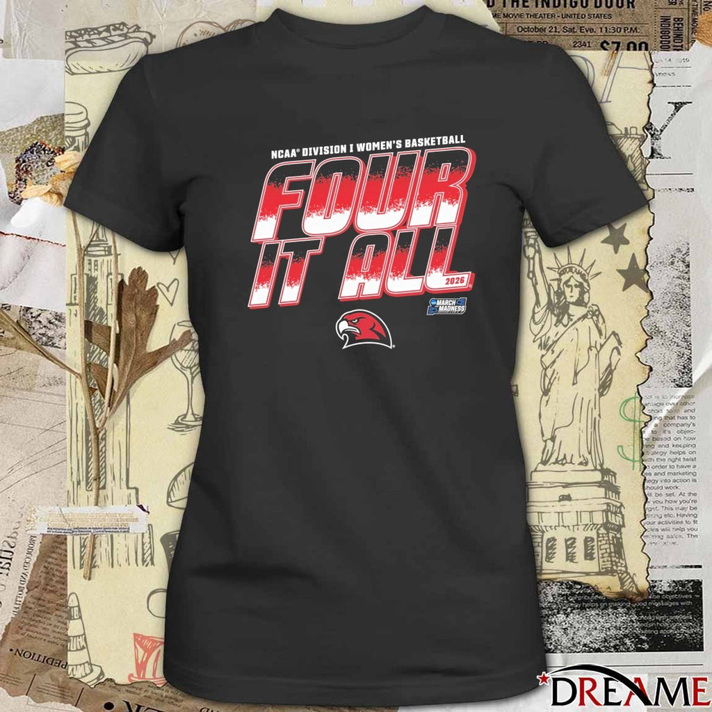 Miami RedHawks 2026 NCAA Division I Women’s Basketball Four It All March Madness t-shirt
