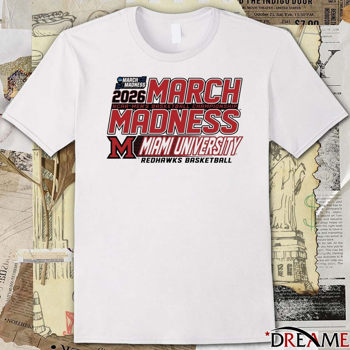Miami Redhawks 2026 NCAA Men’s Basketball Championship March Madness t-shirt