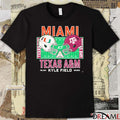 Miami vs Texas A&M 2025 College Football Playoff 12.20 Kyle Field t-shirt