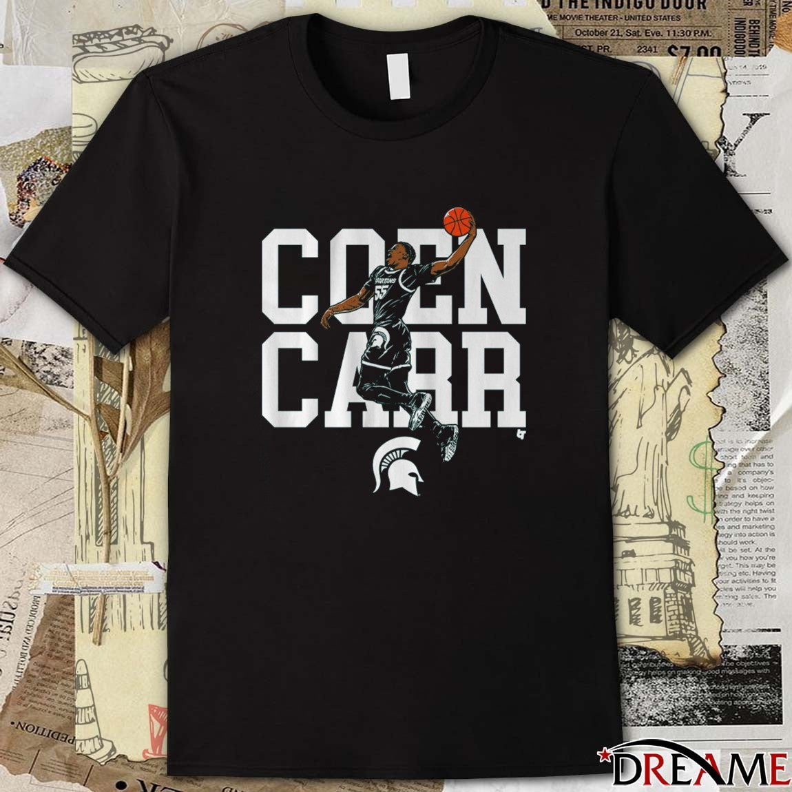 Michigan State Spartans Basketball Air Coen Carr NCAA t-shirt