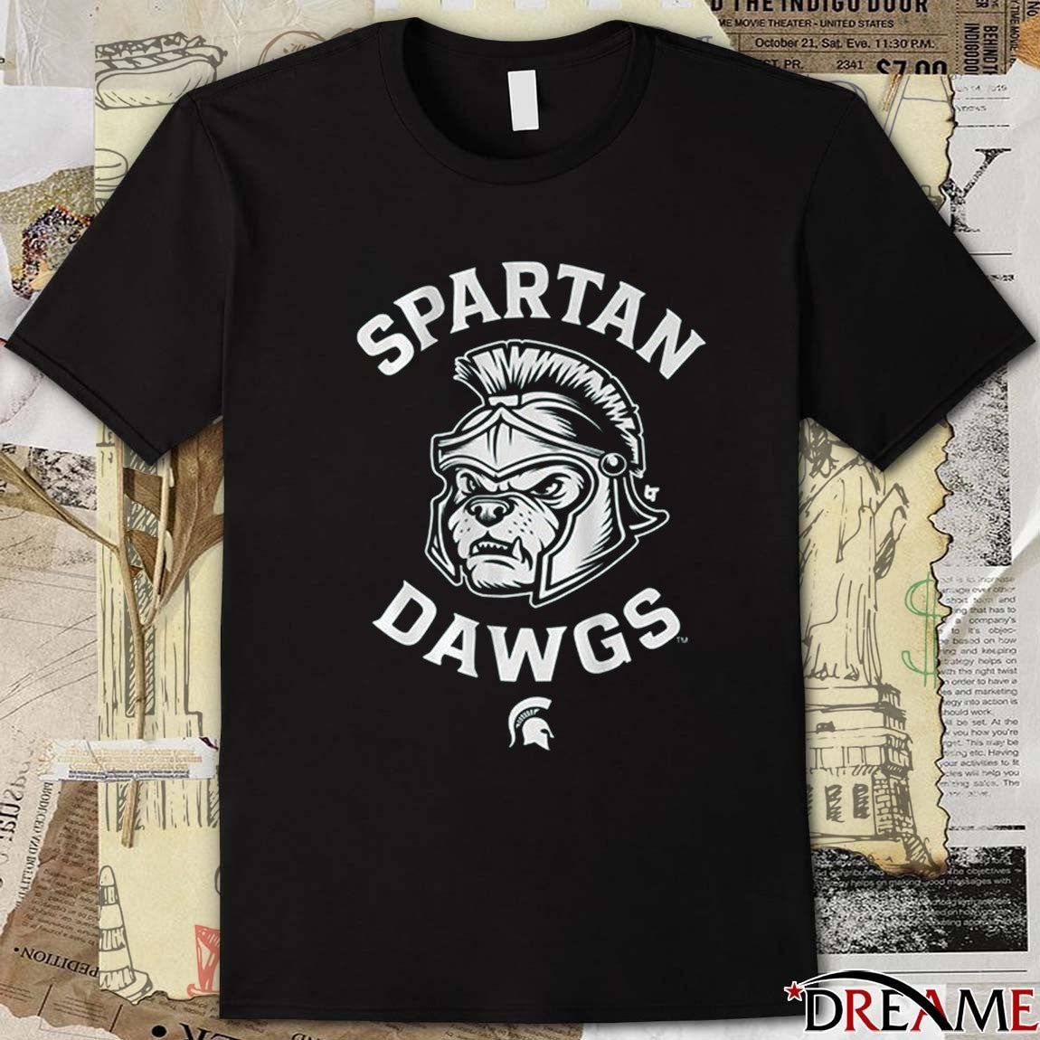 Michigan State Spartans Basketball Spartan Dawgs t-shirt