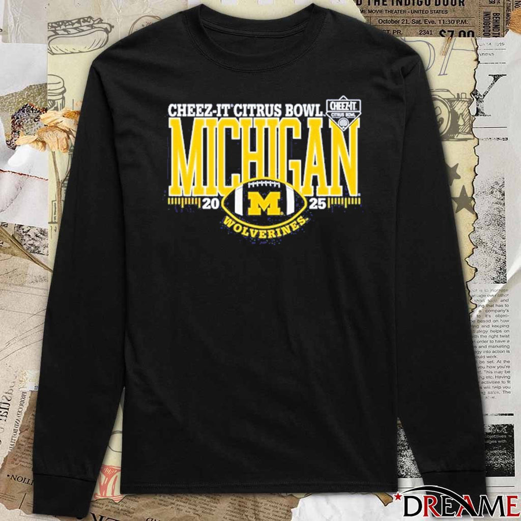 Michigan Wolverines 2025 Cheez-It Citrus Bowl t-shirt