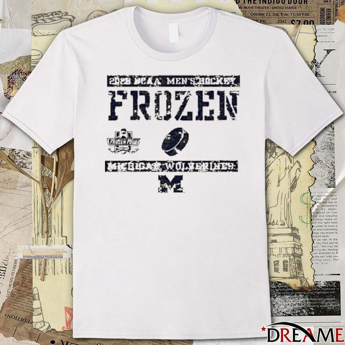 Michigan Wolverines 2026 NCAA Men’s Ice Hockey Frozen Four Bound t-shirt