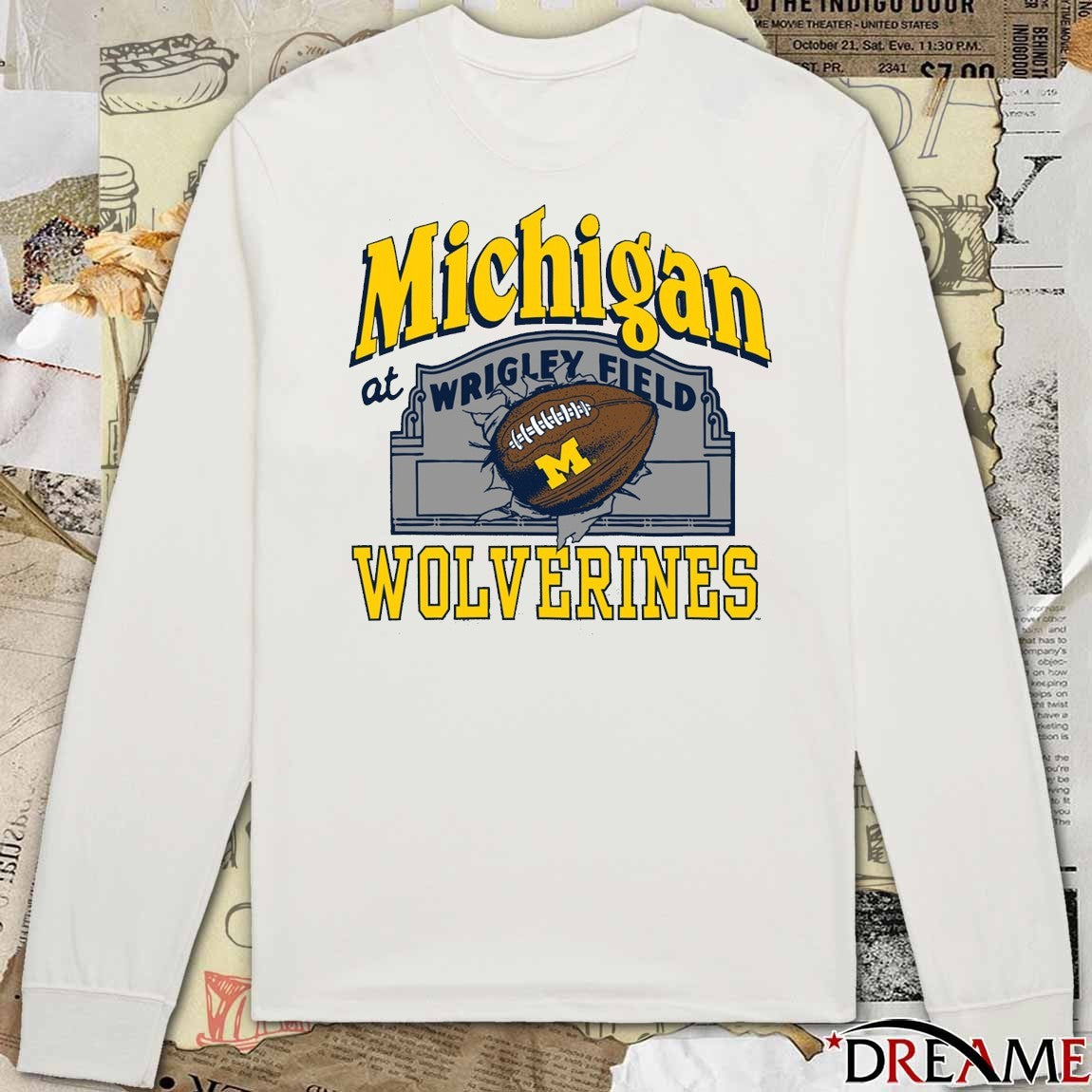 Michigan Wolverines Football Wrigley Field Game 2025 t-shirt