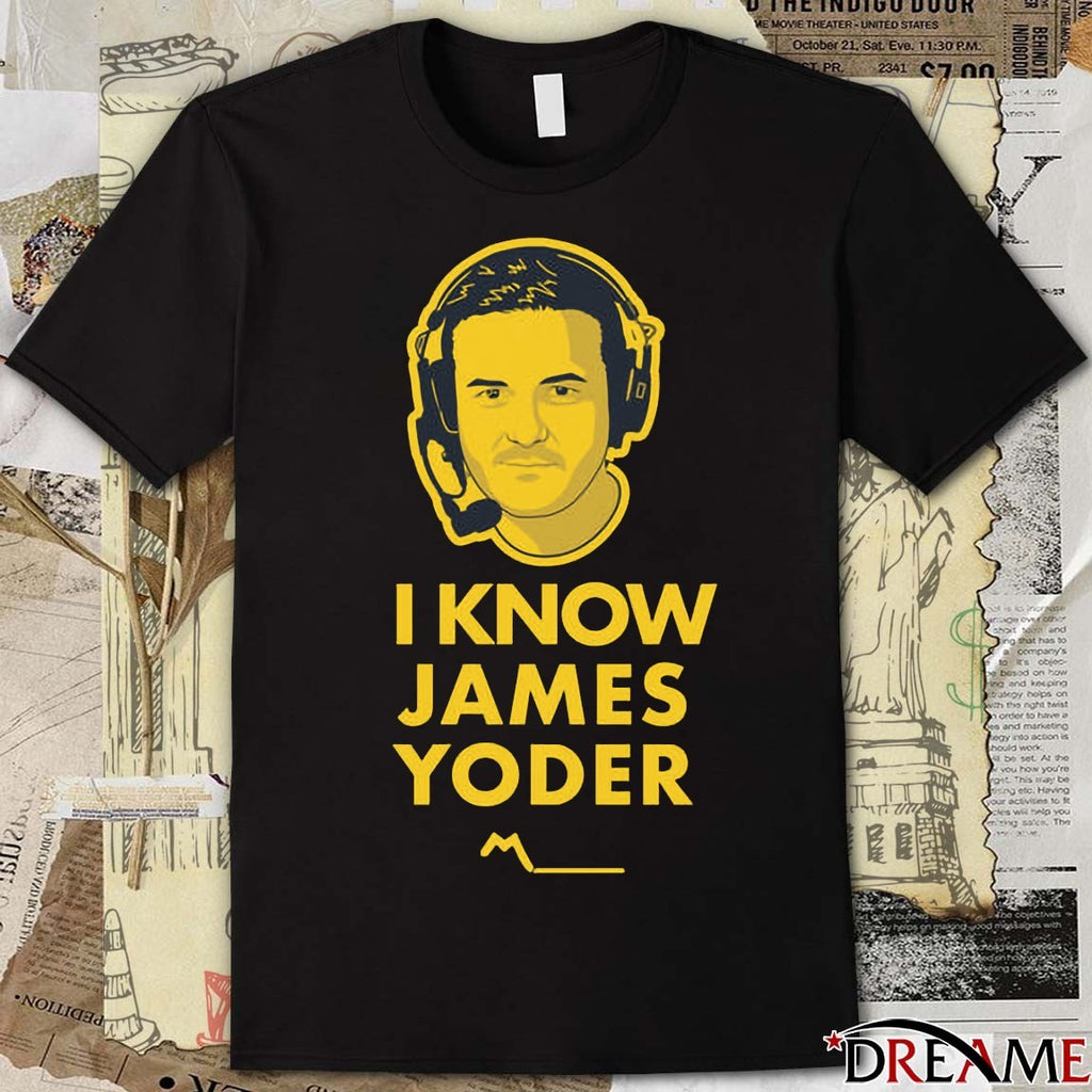 Michigan Wolverines I know James Yoder 2023 and 1997 t-shirt