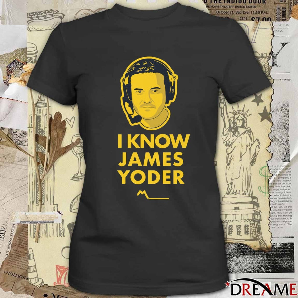 Michigan Wolverines I know James Yoder 2023 and 1997 t-shirt