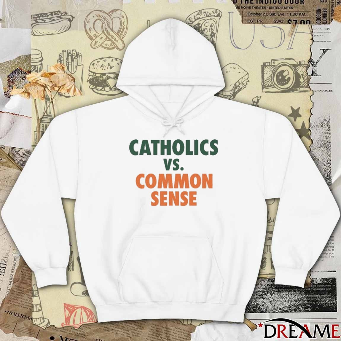 Mike Ryan Wearing Catholics Vs Common Sense New t-shirt