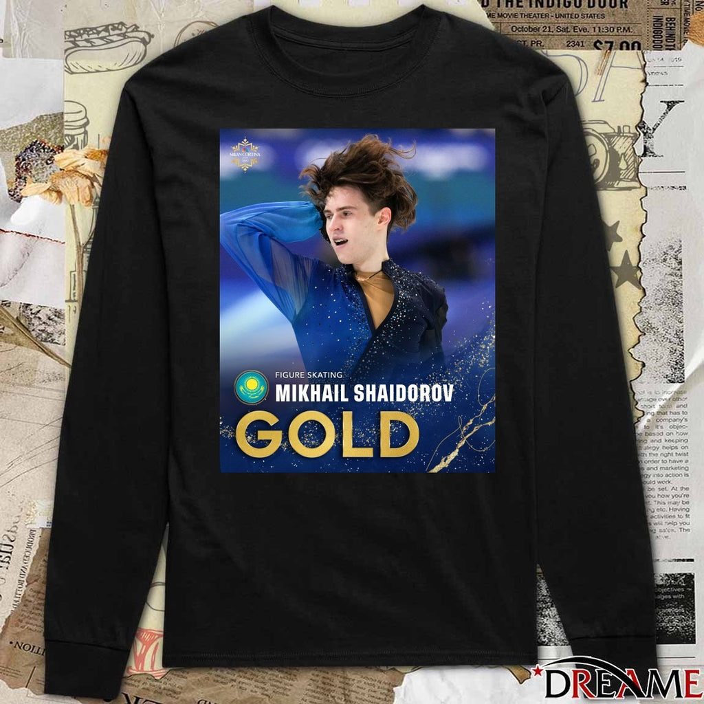 Mikhail Shaidorov Wins Gold In The Men’s Singles Competition t-shirt