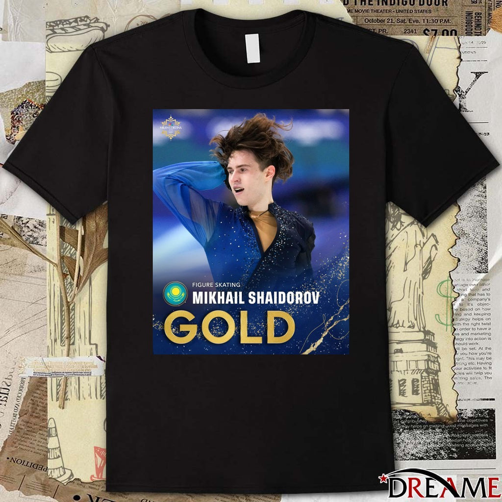 Mikhail Shaidorov Wins Gold In The Men’s Singles Competition t-shirt