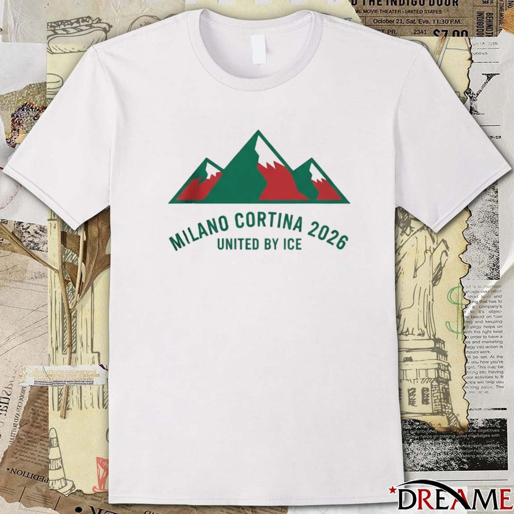 Milano Cortina 2026 United by Ice Winter Olympics t-shirt
