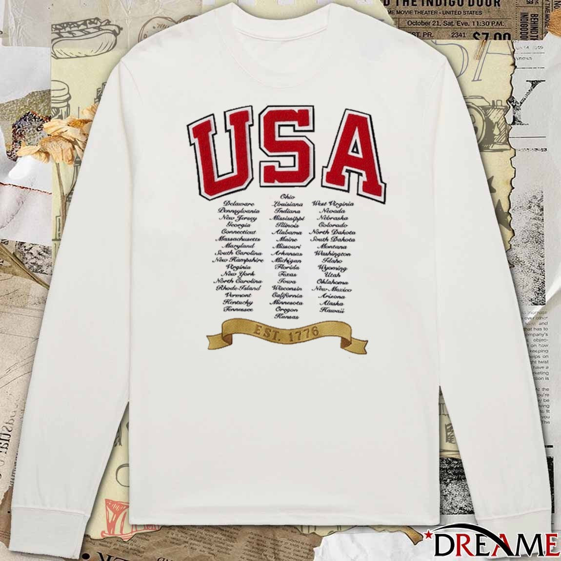 Milestone In American History With This USA 250 Tee All State t-shirt