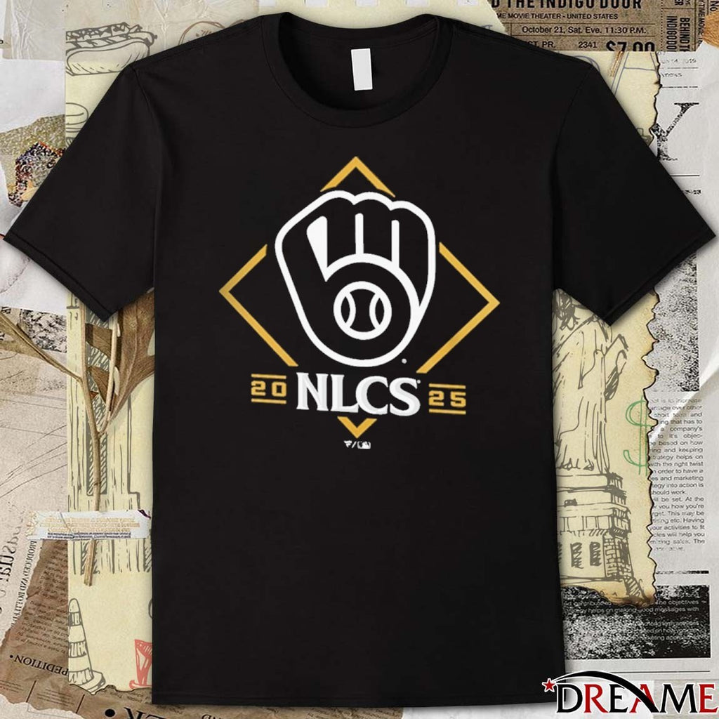 Milwaukee Brewers MLB 2025 NLCS Division Series Clinch Fanart t-shirt
