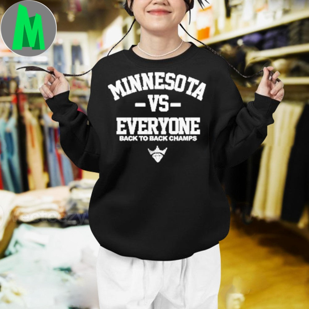 Minnesota Frost Back 2 Back Champions 2025 Shirt