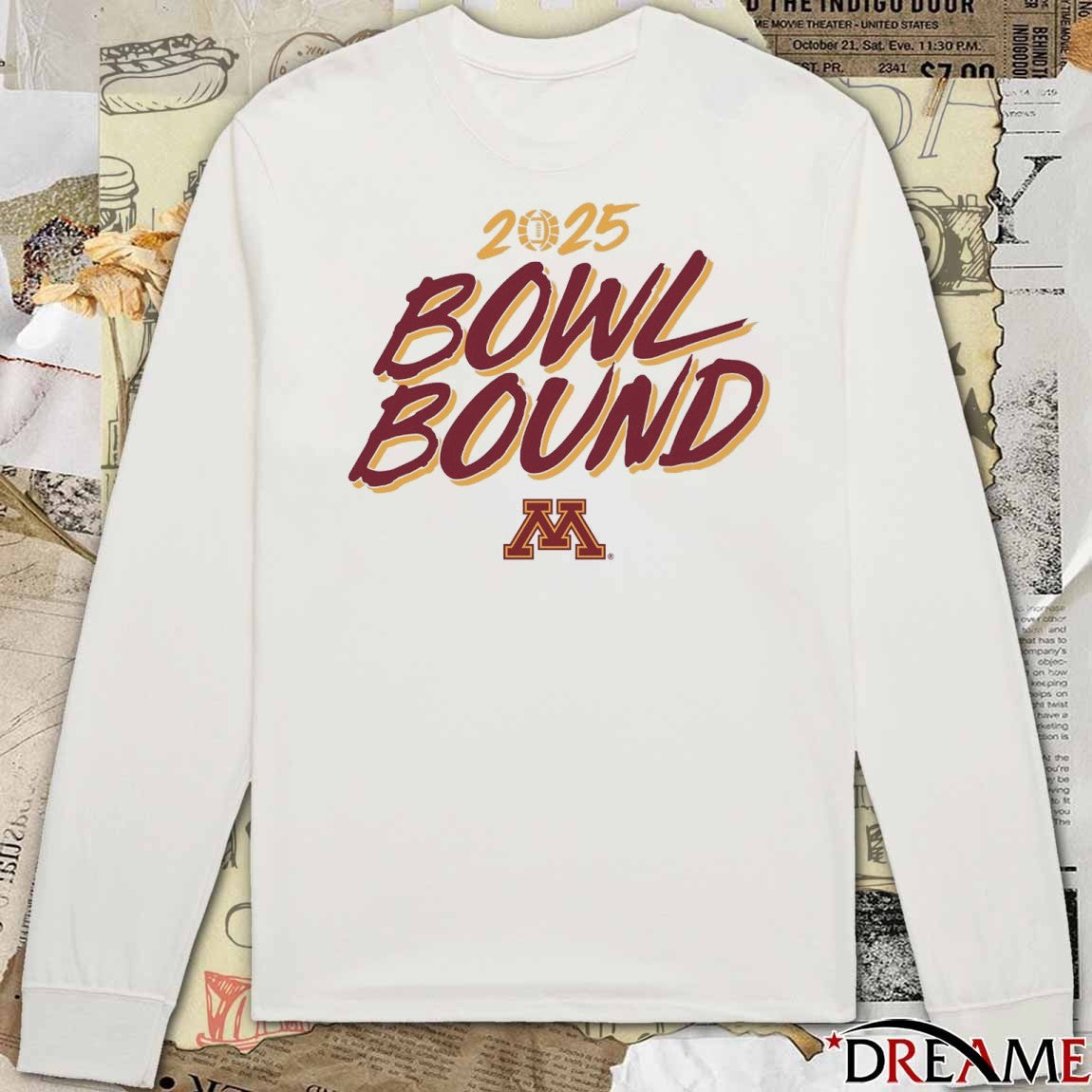 Minnesota Golden Gophers Football NCAA 2025 Bowl Bound t-shirt