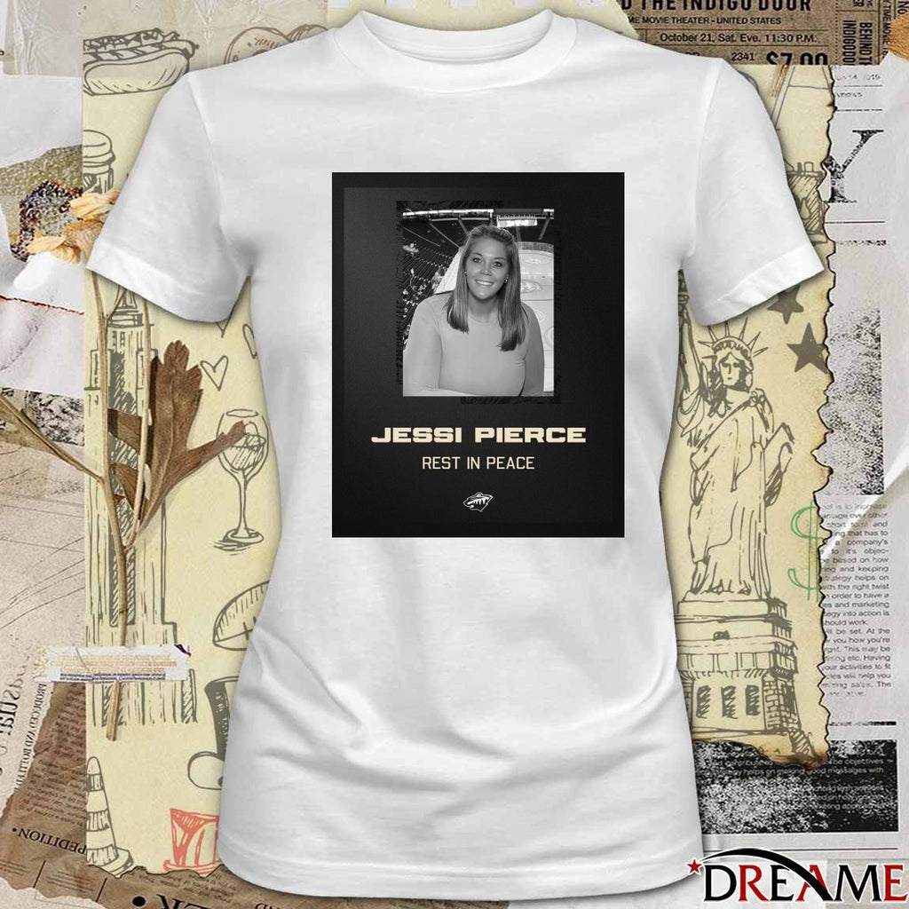 Minnesota Wild Jessi Pierce Rest In Peace t-shirt