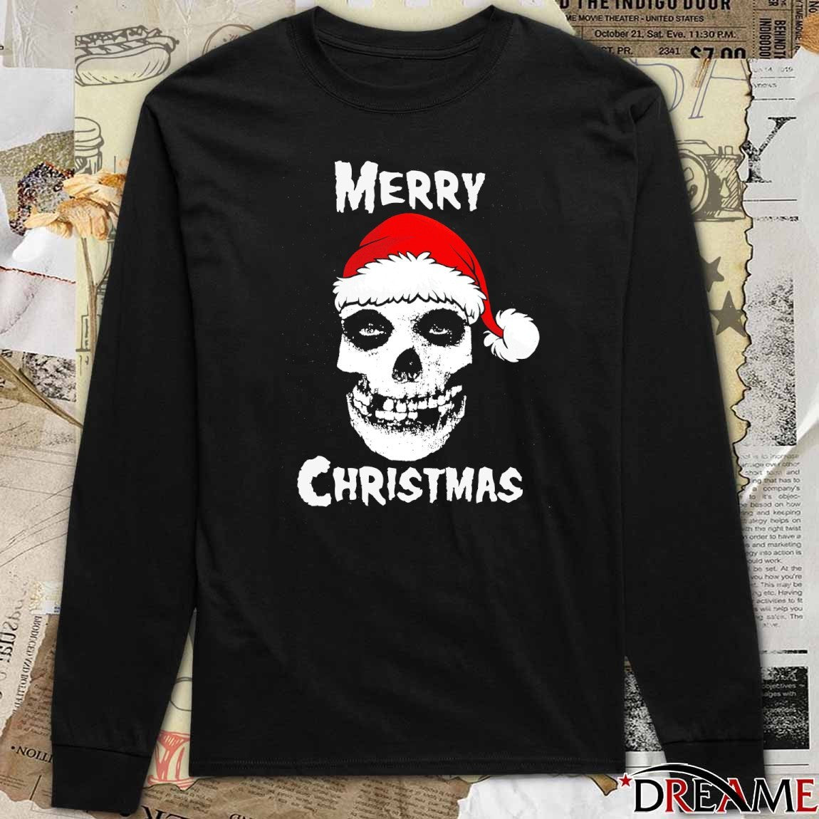 Misfits Horror Punk Band Merry Christmas 2025 t-shirt