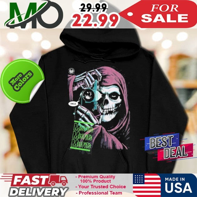 Misfits The Killing Fiend Grim Reaper Skull Graphic Punk Rock Band Unisex T-Shirt